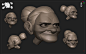 Zbrush 2D 到 3D 头部研究