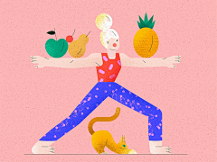云养猫用户a采集到插画-人物