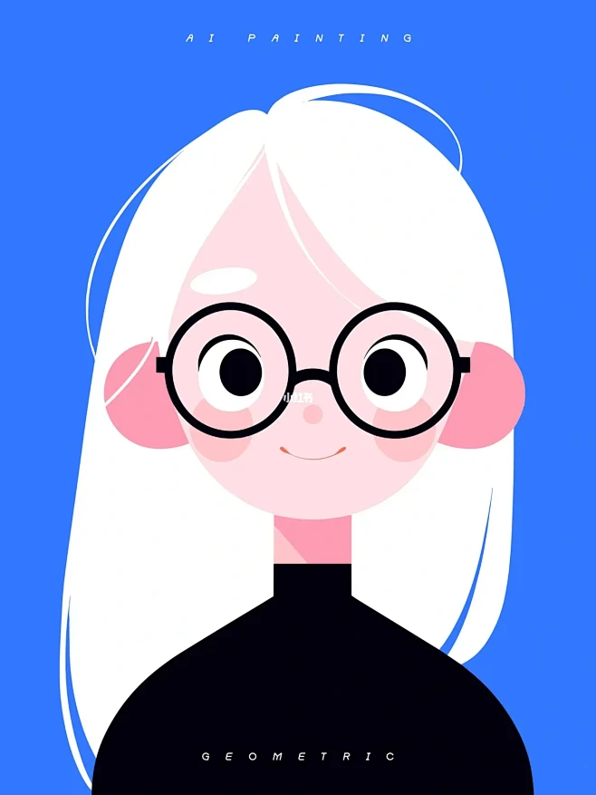 Midjourney 绘画系列 · 极简...