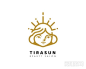  tirasun太阳女孩logo设计欣赏