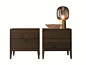 Bedside table with drawers LEGEND | Bedside table by Twils