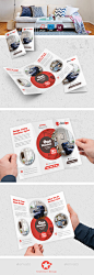 Interior Design Tri-Fold Templates - Brochures Print Templates