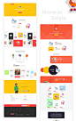 Stickerbuzz: Creative E-Commerce Website Design Concept : Sticker Buzz is a experimental project based on “Landing Free UIKit” for any kind of E-Commerce website . We planned to make it little bit different then the other sticker market on web. We saw mos