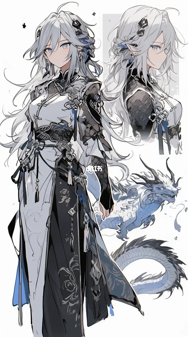 龙女ep图片_AI立绘+Q图片素材-花瓣网