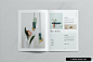 20页现代极简家居室内设计作品集杂志画册排版设计id版式素材模板
