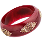 Mark Davis Bakelite & Rhodolite Garnet Annalise Bangle .. barneys.com