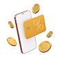 smartphone-with-bank-card-coins-illustration-online-payment-3d-render