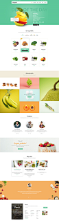 Organici - Organic Store PSD Template