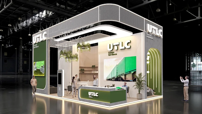 Exhibition booth-花瓣网