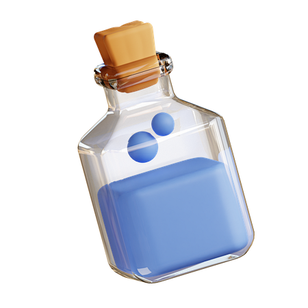 Potion Bottle 3D Ill...