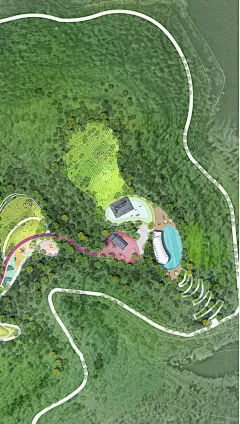 2022ps森系山体公园彩平公园景观彩平PS素材现代公园彩平psd素材-花瓣网