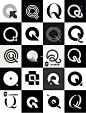 灵感采集⭐300个字母Q元素图形logo设计分享