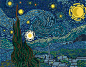 starry night vector _机理笔触_T2022224 #率叶插件，让花瓣网更好用_http://ly.jiuxihuan.net/?yqr=19103657#