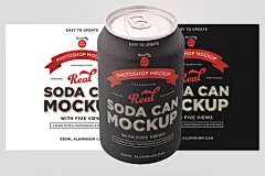 &lt;span class='yzk_title_100814'&gt;苏打水/碳酸饮料易拉罐样机 Soda can mockup&lt;/span&gt;插图(8)