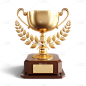 3D金色排名奖章奖杯