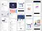 Money management App I Ofspace ux ui user experience interaction design ofspace agency online banking fintech app fintech design inspiration uiux user interface clean ui money app money management money financial app finance app financial finance