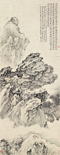 苏六朋——《罗浮山色》大图欣赏  |  
苏六朋(1791—1862)，广东顺德人。字枕琴，号怎道人、怎叔、南水村佬、南溪渔隐、浮山樵者、石楼吟叟、南水人、南水渔郎、浮山山人、浮山七十二洞天樵子等。中国清代画家。能书隶草行多种字体;能画山水人物花鸟。宗法赵子昂、唐伯虎、仇十渊、吴伟、黄慎，又亲得罗浮山僧德坤的真传，画技娴熟高超，既能作端秀精细的工笔画，也能作粗毫写意的简笔画。尤善画人物，绘写了不少盲公、卖艺人等市井人物，是广东画坛上独树一帜的画家。