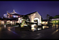 新中式 New Chinese(442图)_@亚卓（Yanis）收集_花瓣建筑设计四季酒店入口庭院夜景照明430