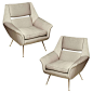 A pair of Carlo di Carli club chairs 1