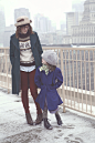 Misty Fox & Violet Keeler Fox in Downtown Core (by Arden Wray)via bootsandpine #采集大赛#