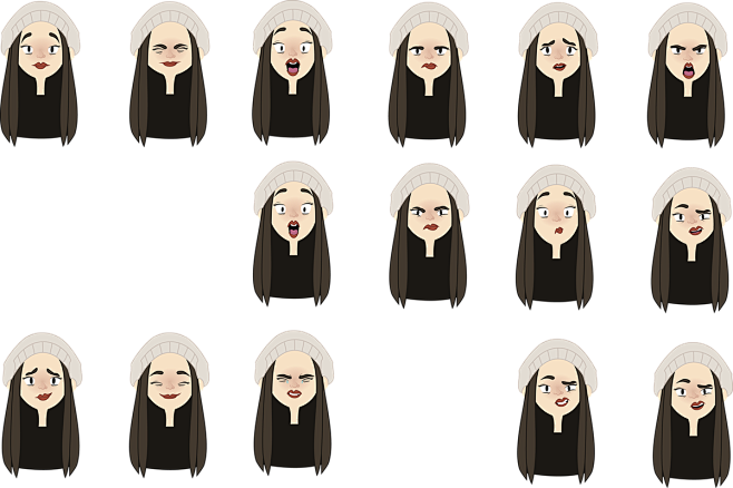 Expressions girl : F...