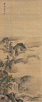 杨晋——无题【鹤道人杨晋】人物山水 立轴欣赏 | 
清|杨晋(1644-1728)字子和、子鹤，号西亭、谷林樵客、鹤道人，又署野鹤。宫廷画家，以界画见长。工农村景物，尤善画牛，多写意，兼及人物写真，花鸟草虫。山水为王翚入室弟子，凡有人物、舆轿、驼马牛羊等皆命补之。尝摹内府所藏名迹。