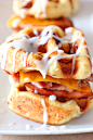 Cinnamon Roll Breakfast Sandwiches