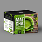 the packaging design for matcha tea