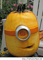 Minions funny pumpkin