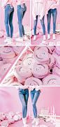 -5KG 牛仔裤 Vol.44 - c h u u : ) 韩国女装网店chuu中文官网, I know you want to kiss me♥