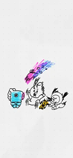 没有BT21 UNIVERSE的日子很难熬？
贴心的BT21为大家准备的小礼物！快快收下吧！
#想念你们##手机壁纸##BT21_UNIVERSE##BT21# ​​​​
