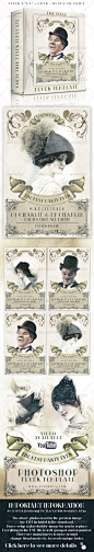 1910 Classic Style (4x6 Flyer Template)海报广告设计素材模板-淘宝网