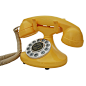 派拉蒙古典电话机 黄色可爱女生仿古电话机 创意时尚座机 特价