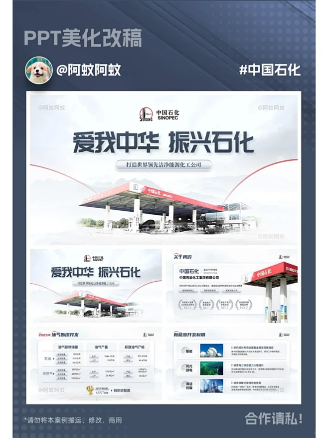 浅色简约PPT【中国石化企业介绍】 - ...