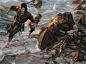 Search for Mother, Donato Giancola : Search for Mother
36" x 48"  Oil on Panel
One in a series of paintings where I explore that transition zone where the Earth meets the Sea.