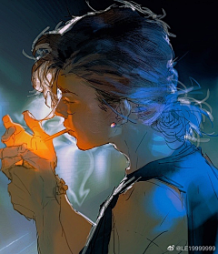 紫靛莲采集到色彩