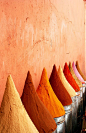Stunning autumnal hues with a dash of pink is how I would describe these gorgeous spices for sale in the Souks of Marrakech captured by British photographer Shoreham Boy. I am mesmerized by how full of life neutrals become when mixed with a couple vibrant