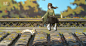Anime 3208x1727 Hua Ming wink anime girls illustration original c
