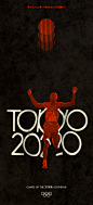 "Tokyo 2020" retro Olympics by Steve Marchal, via Behance