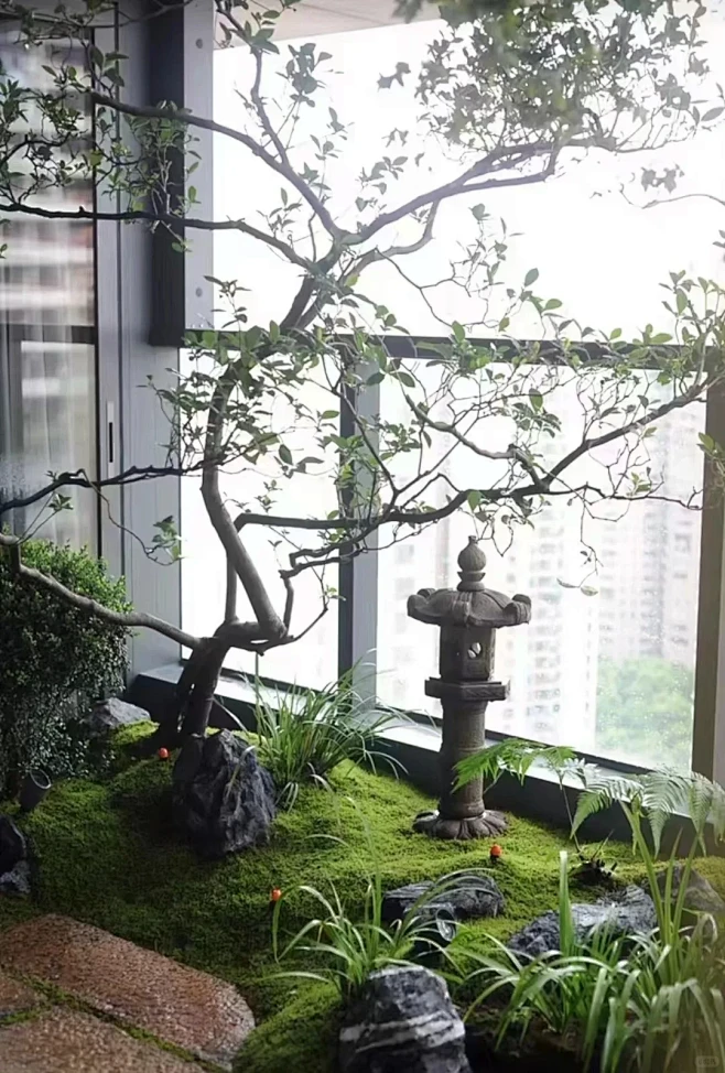 把自然引入室内办公室阳台造景 - 小红书-花瓣网