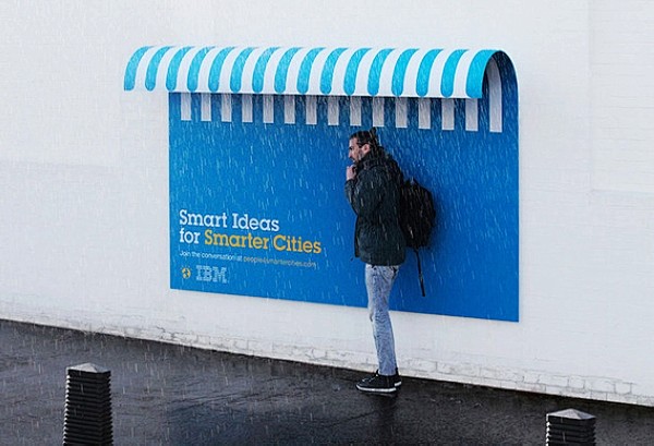 法国：IBM智慧城市广告牌——与城市互动...
