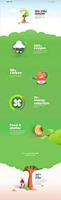 Save Green Landing Page on Behance