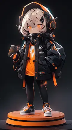 超帅气的盲盒IP人物设计