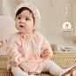 modomoma礼寓婴儿衣服秋季女宝宝丝绒连体衣百天满月公主哈衣爬服-tmall.com天猫