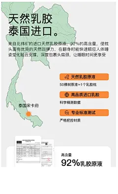 拉芙菲尔泰国进口乳胶枕头天然乳胶牵引护颈助睡眠枕芯橡胶颈椎枕-tmall.com天猫