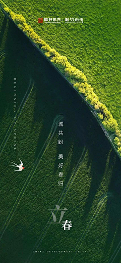 房地产海报采集到【立春】地产海报