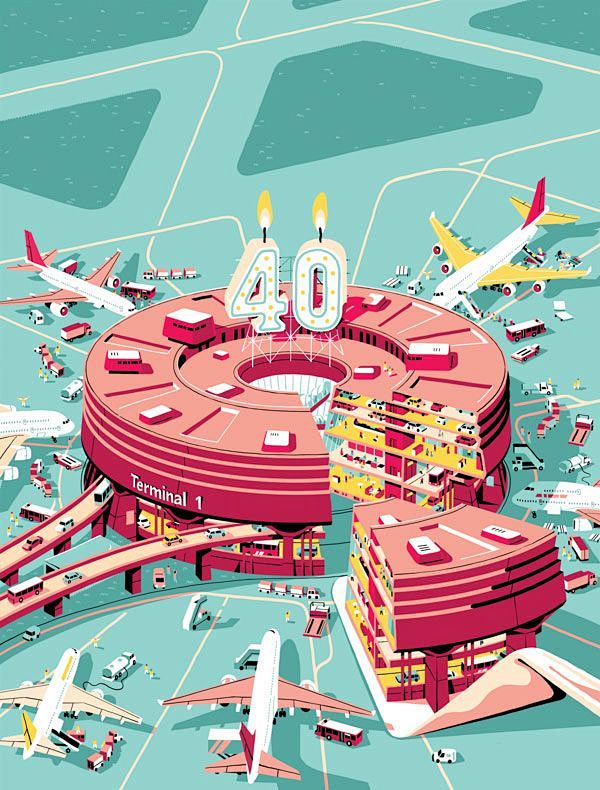 法国插画师 Vincent Mahé ...