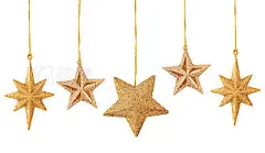 Christmas decoration on white.