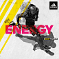 adidas Ultra Boost SS15 Energy Takes Over Campaign : I joined the team as the creative was in progress. We were tasked with bringing to life visual interpretations of energy and energy return. I designed and executed the footwear creative, as well as prov