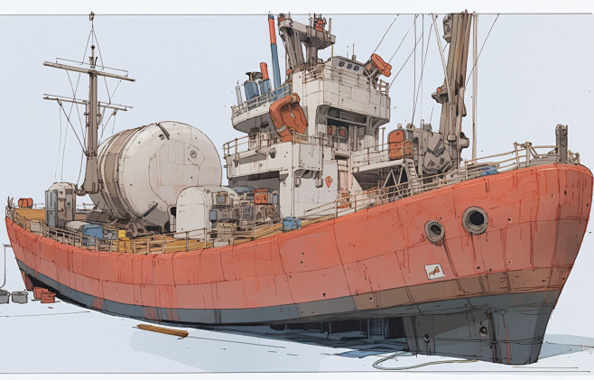 {AI系列}现代场景，交通，元素，设计，...